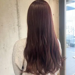 ロング カラー 柔め透明感血色カラー 暖色/レイヤー/ゆいのヘアスタイル