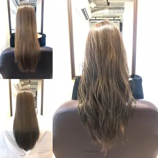 ロング カラー 今井 三智也のヘアスタイル