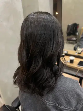 セミロング カラー La fith/ Renoのヘアスタイル