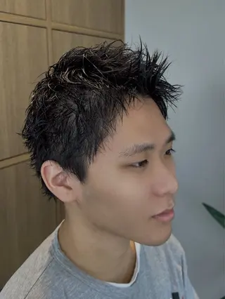 メンズ arika オケシ　リョウダイのヘアスタイル