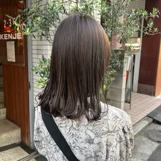 ミディアム カラー 🫧髪質改善/縮毛 矯正/RIKOのヘアスタイル