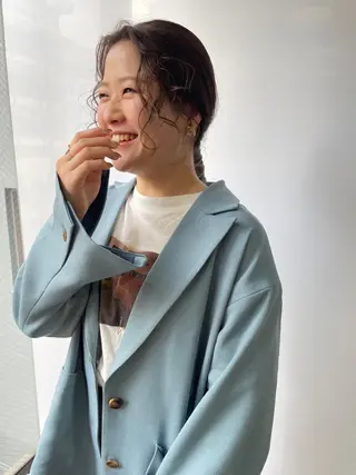 ロング ヘアアレンジ 髙塚碧🇰🇷 韓国ヘア🎗️のヘアスタイル