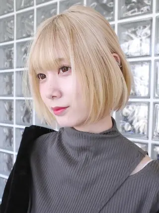 ショート ハイライト🌟/ ボブ/豊田のヘアスタイル