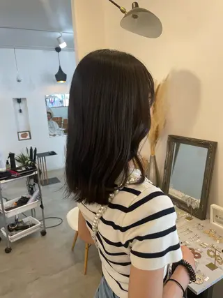 ミディアム カラー sweetroom所属・12月特別価格✨/ 平塚/佐藤郁也のヘアスタイル