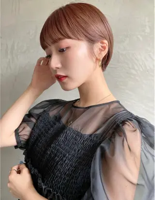 ショート 岡部 ひな/銀座のヘアスタイル