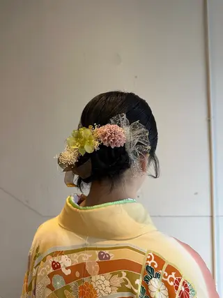 ヘアアレンジ ナチュラルカラー /カット/藤井美冬のヘアスタイル