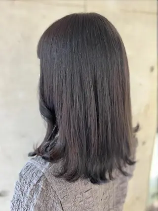 セミロング カラー 銀座/カラー 🎀momo🎀のヘアスタイル