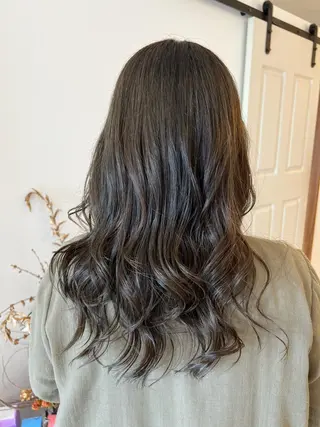 セミロング カラー Miloc那覇店 Ainoのヘアスタイル
