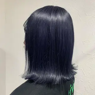 ミディアム カラー shiho .のヘアスタイル