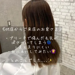 ミディアム カラー ヘアアレンジ 🌻あいり merci.🌻のヘアスタイル