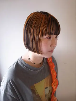 ショート カラー maki @pullnocのヘアスタイル