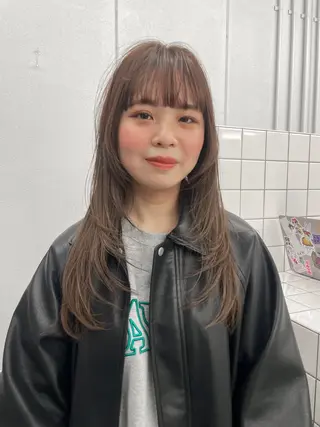 ロング カラー 関 京磨のヘアスタイル