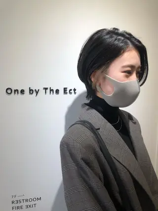 ショート カラー 片山美穂 心斎橋・なんばのヘアスタイル