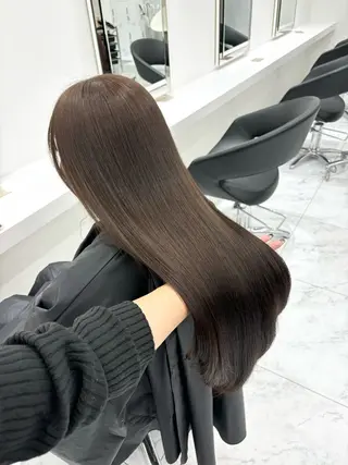 ロング カラー 似合わせレイヤー/ 縮毛矯正🎀minaのヘアスタイル