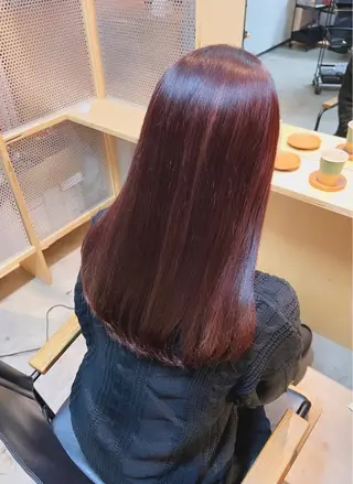 セミロング カラー ノサカ ミワコのヘアスタイル