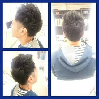 ショート メンズ キンジョウ エナミのヘアスタイル