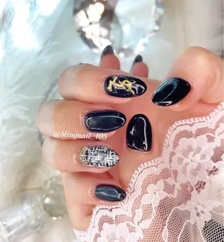 ネイル 23時まで❤︎韓国、 ワンホンネイルのネイルデザイン