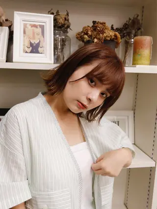 ミディアム Ebihara Satomiのヘアスタイル