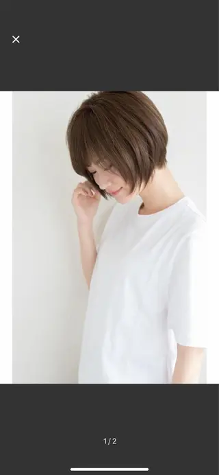 ショート 🌈ハク ユヒのヘアスタイル
