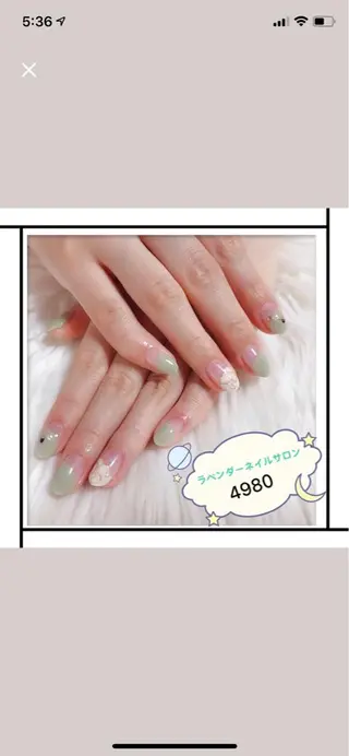 ネイル ラベンダー💖日暮里 ルル💖ネイルのネイルデザイン