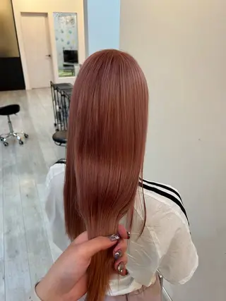 ロング 北川 万里子のヘアスタイル