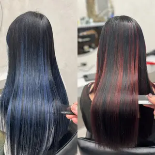 カラー ︎🌟YUYA/複雑 履歴/デザインカラーのヘアスタイル