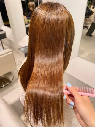 ロング 銀座/韓国レイヤー/ 艶カラー🍓原田侑依のヘアスタイル