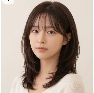 ミディアム ミディアムモデル 募集中/村上廉のヘアスタイル