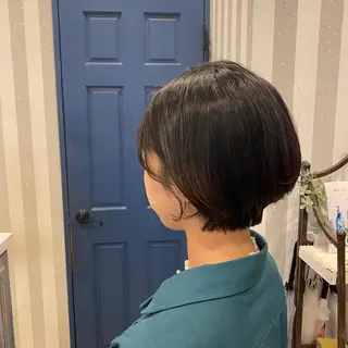 ショート ヘアアレンジ 愛されヘア/ 暖色カラー/まいこのヘアスタイル