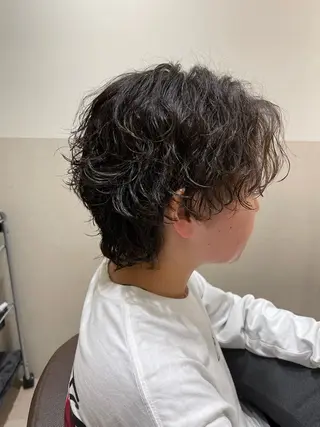 ショート パーマ メンズ ⭕️ショート/本山/ まきのきょうへいのヘアスタイル