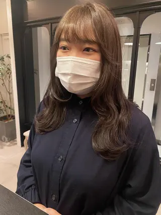 ロング カラー riria/ボブ /透明感カラー🎀のヘアスタイル