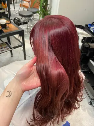 セミロング カラー ヘアアレンジ マツオカ マコのヘアスタイル