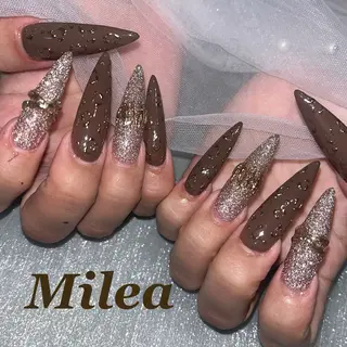 ネイル Milea🩵 Sayaka🪩のネイルデザイン