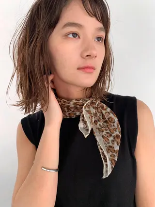 ミディアム ショート・ボブ ・ウルフ✂︎IMAIのヘアスタイル