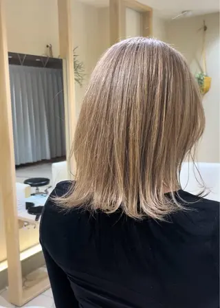 ミディアム 山口 陸のヘアスタイル