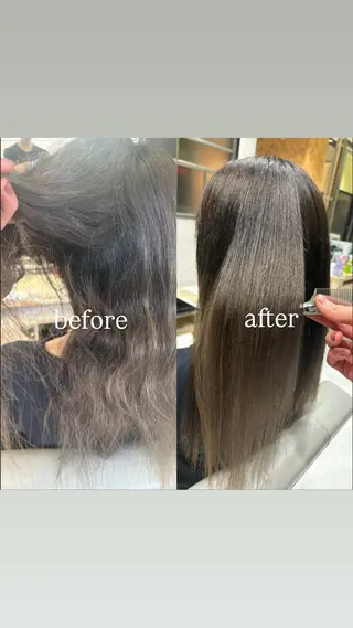 ロング 🫧予約取れます🫧 透明感✨️さとりんのヘアスタイル