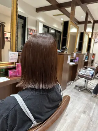 ミディアム カラー 🌟髪質改善 🌟堀尾紗加のヘアスタイル
