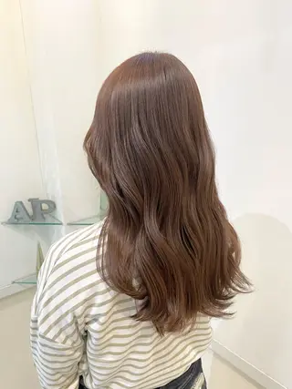 ロング カラー 髪質改善カラー🤍 エクステ✨君島由実子のヘアスタイル