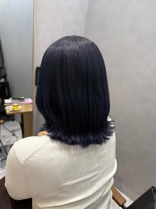 ミディアム カラー 透明感カラー/パーマ 🌀アオノのヘアスタイル