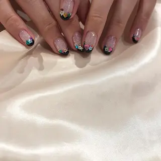 ネイル パラあり！フィルイン 美フォルムのネイルデザイン
