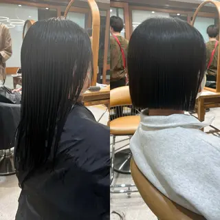 ショート パーマ 似合わせショート🌿 ボブ🫧 乾辺真悠子のヘアスタイル