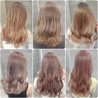 セミロング ミルクティー特化 🌈島内　琢真🌈のヘアスタイル