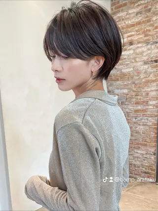 ショート 大人ショート特化/ カットモデル/表参道のヘアスタイル
