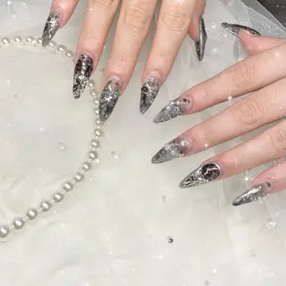 ネイル Blue daisy RIN🎀のネイルデザイン