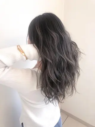 ロング カラー 美髪矯正・レイヤー 倉友哉のヘアスタイル