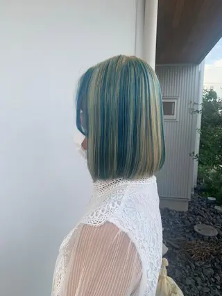 ミディアム 長山 茉白のヘアスタイル