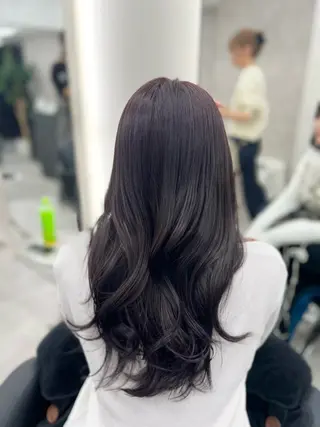 ロング eco/堀江/ 艶カラー/髪質改善のヘアスタイル