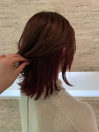 カラー ✄折橋 彩花🐶🍑のヘアスタイル