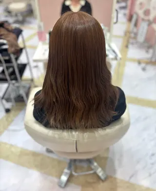 セミロング 佐伯 青空のヘアスタイル