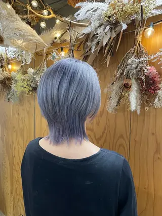 ショート ︎🤎デザインカラー kayanoのヘアスタイル
